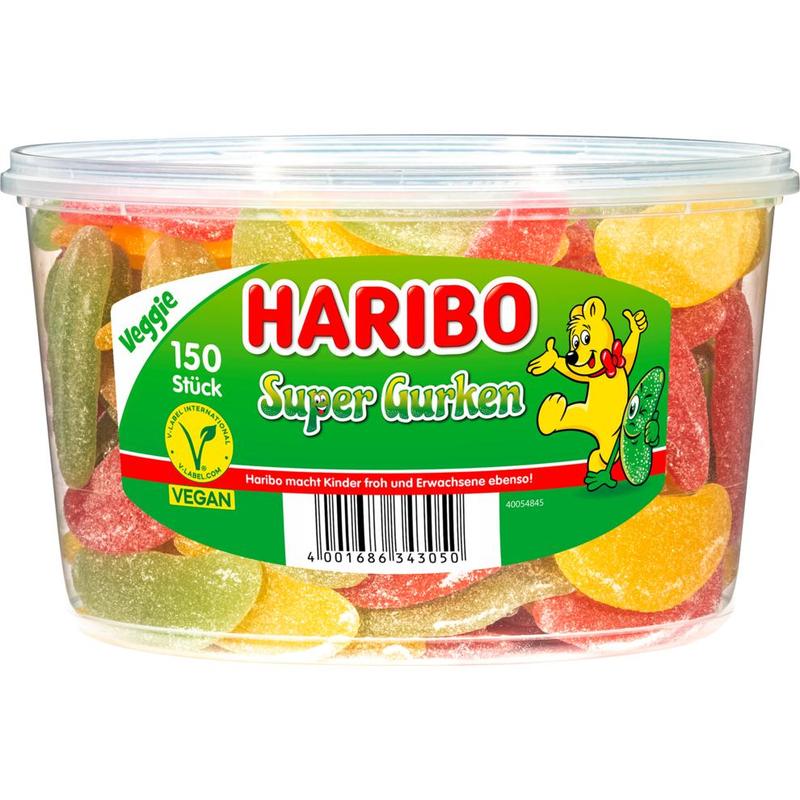 Haribo Super Gurken Dose 150st 1350g