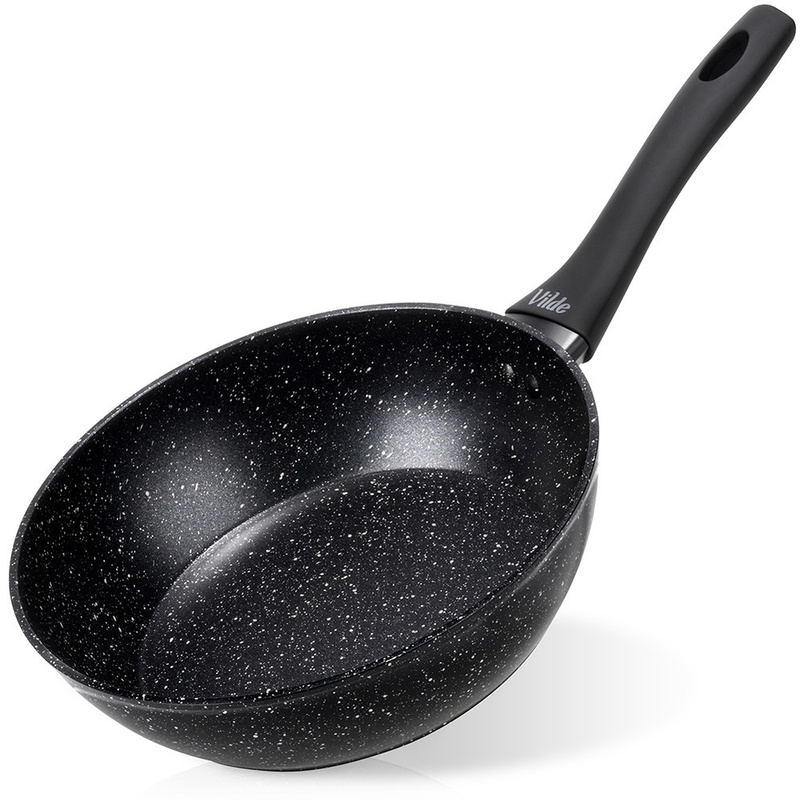TEMU Granitica Granite Frying Pan 24 Cm With Coating, Ideal For Frying And , 2.2 L Capacity, Dimensions: 43 Cm In Length, 11.5 Cm In Height,