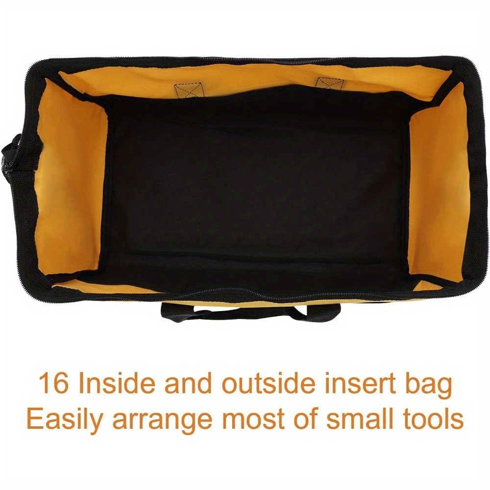 Heavy Duty Multi-Purpose Tote Tool Bag with Adjustable Strap