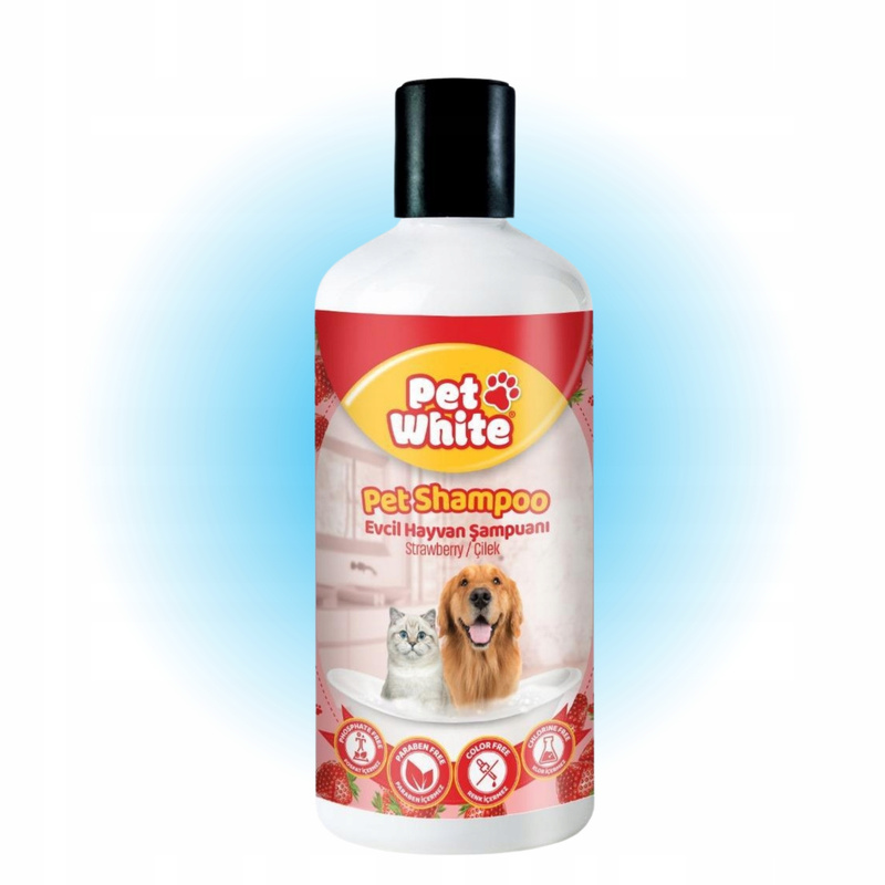 TEMU White Pet Shampoo For With Strawberry Scent
