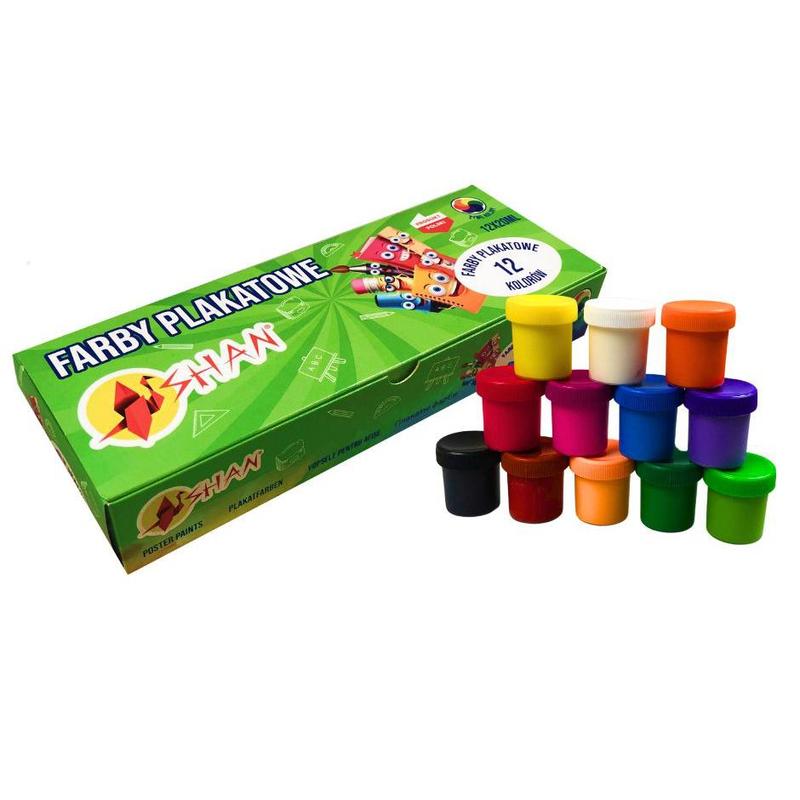 Poster Colors, 12 Colors, 20 Ml