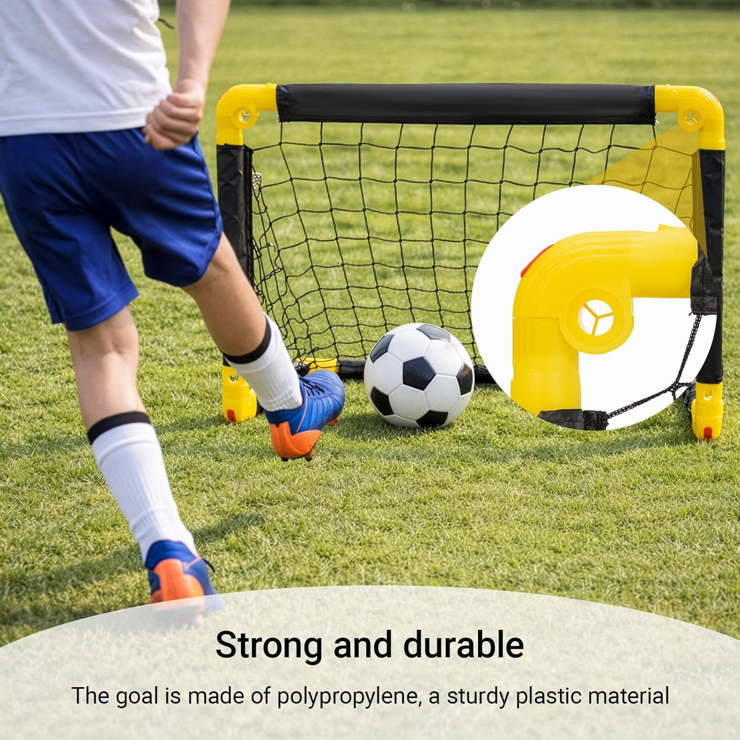 Football Goals Set of 2 with Carry Bag