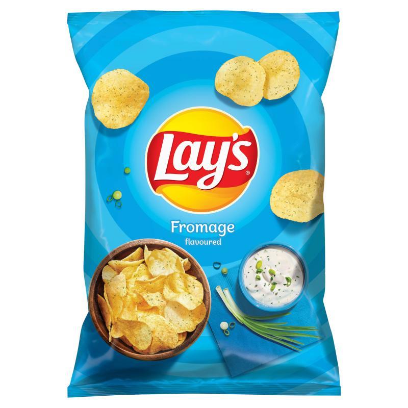 Lay's Chipsy Potato Chips With A Sour Cream Cheese Flavor With Herbs 130 G