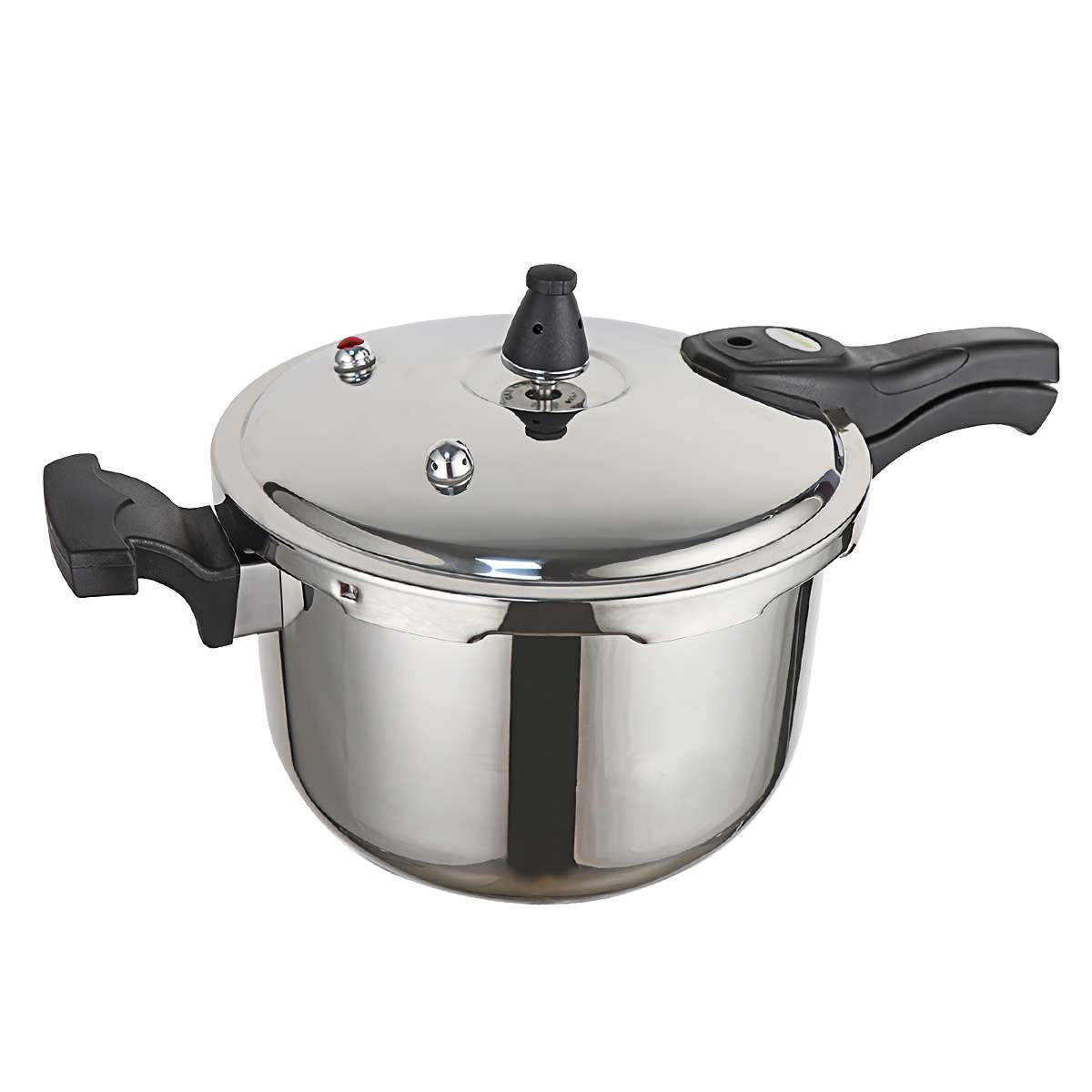 TEMU Olla a Presión Profesional de Acero Inoxidable 7L/9L - Super Rápida, para Inducción y Gas, de Seguridad 3 Niveles, y de Energía - ®