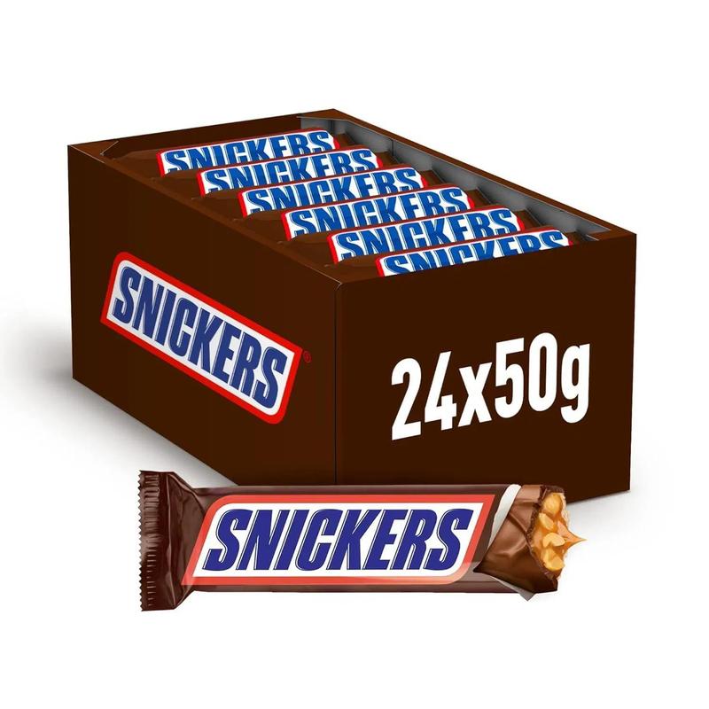 Image of Snickers Chocolate Bars 24 X 50 G