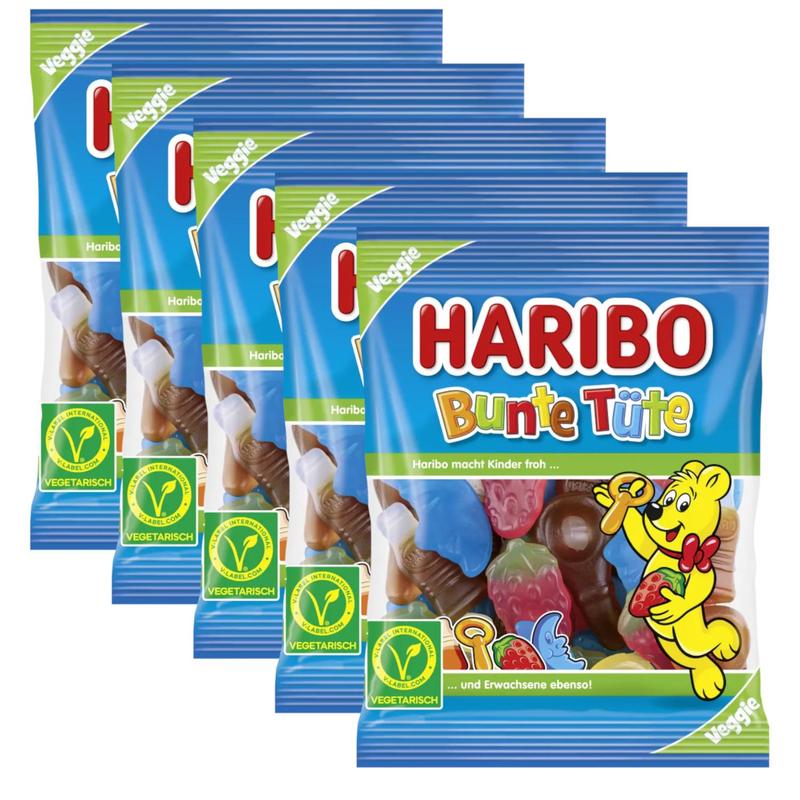Image of 5x Haribo Colorful Bag 175g (5x175g)