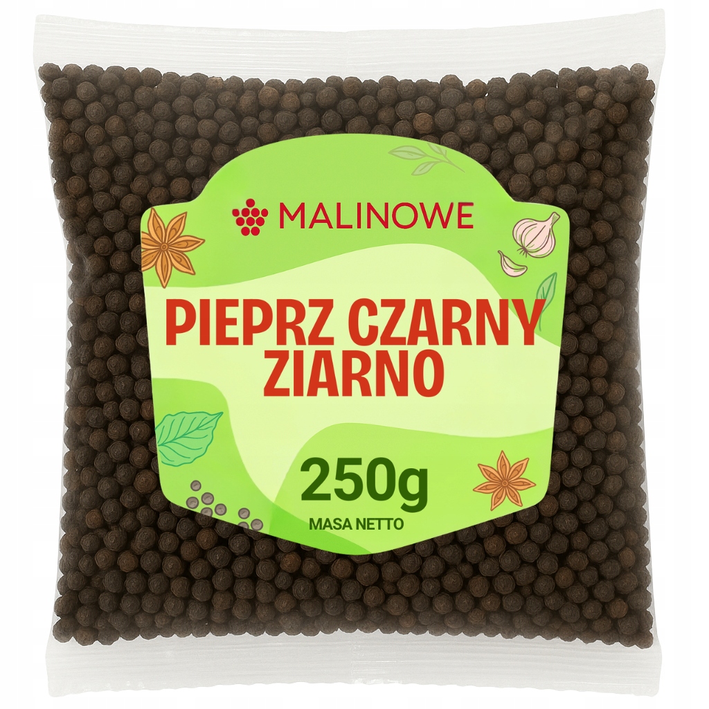 Black Pepper Grains 250g Granular Aromatic Intense