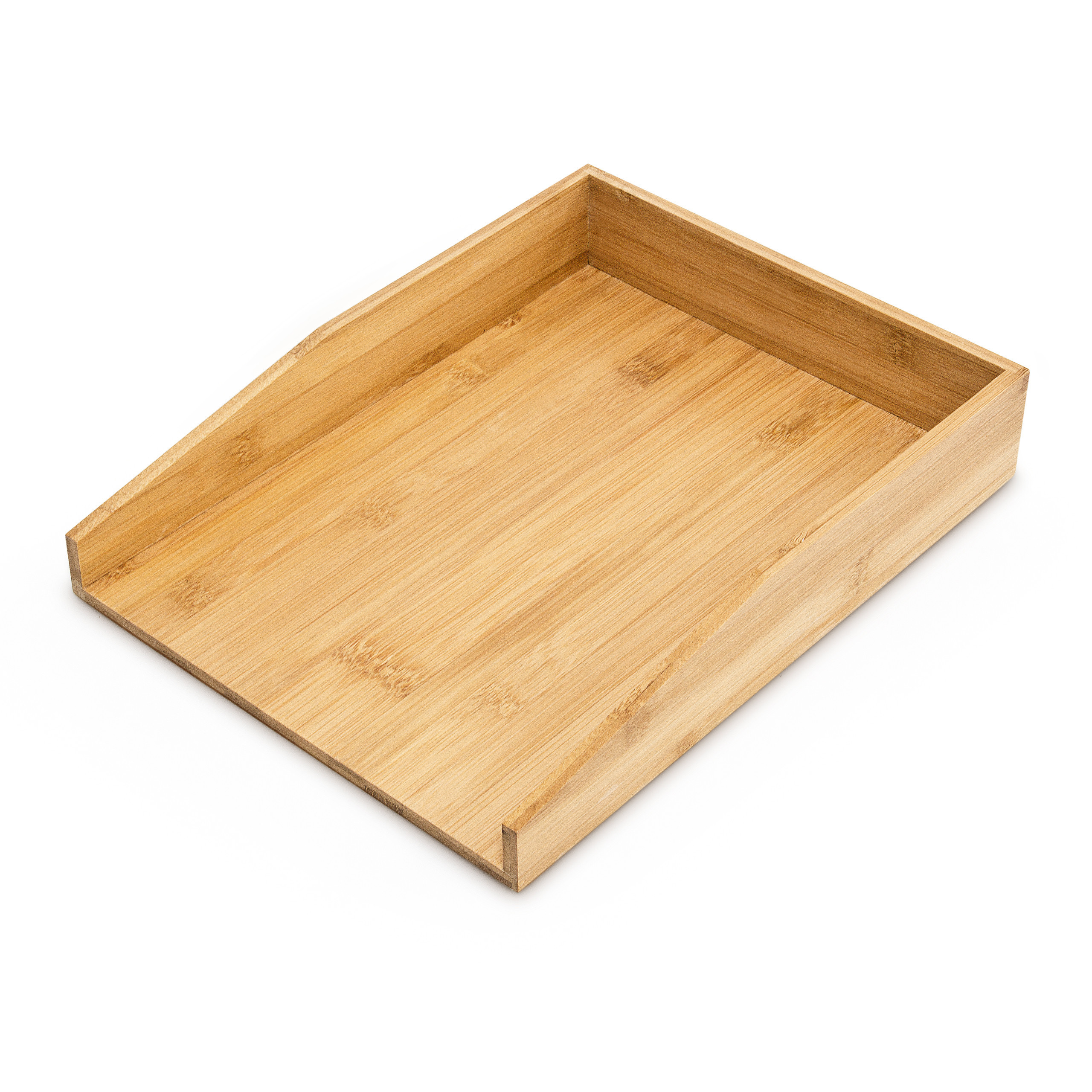 Image of 4 X Paper Tray In Natural - (w)25 X (h)6 X (d)