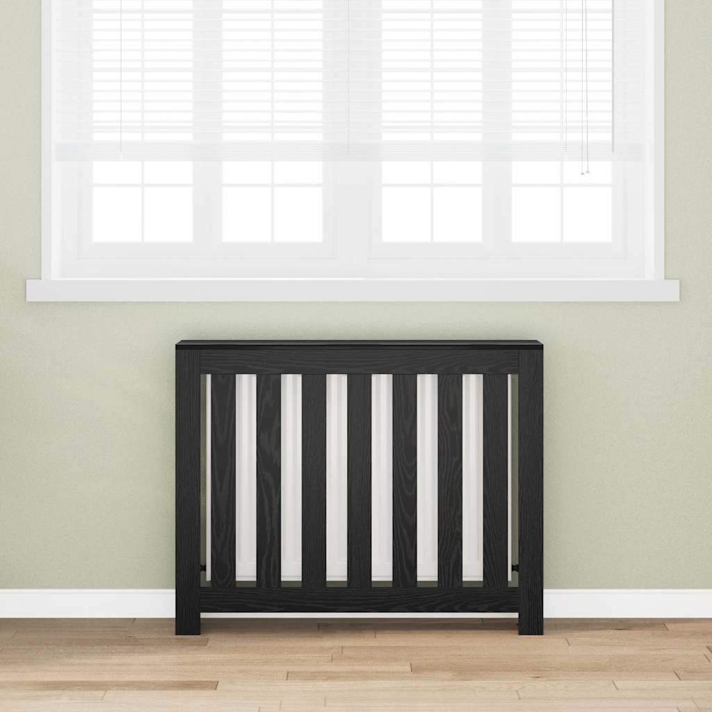 Vidaxl Radiator Cover 104x20x82 Cm Composite Wood For Living Room Or Bedroom And Inner Mdf Smooth Texture Decor