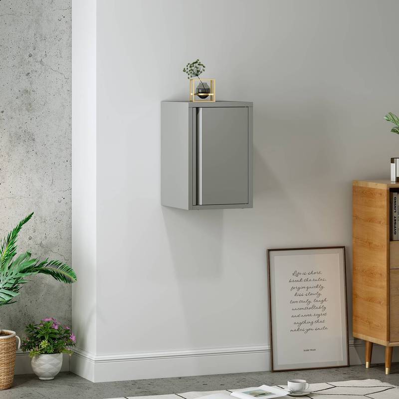 Wall Cabinet Burlöv 50 X 33 X 35 Cm Metal Cabinet Steel