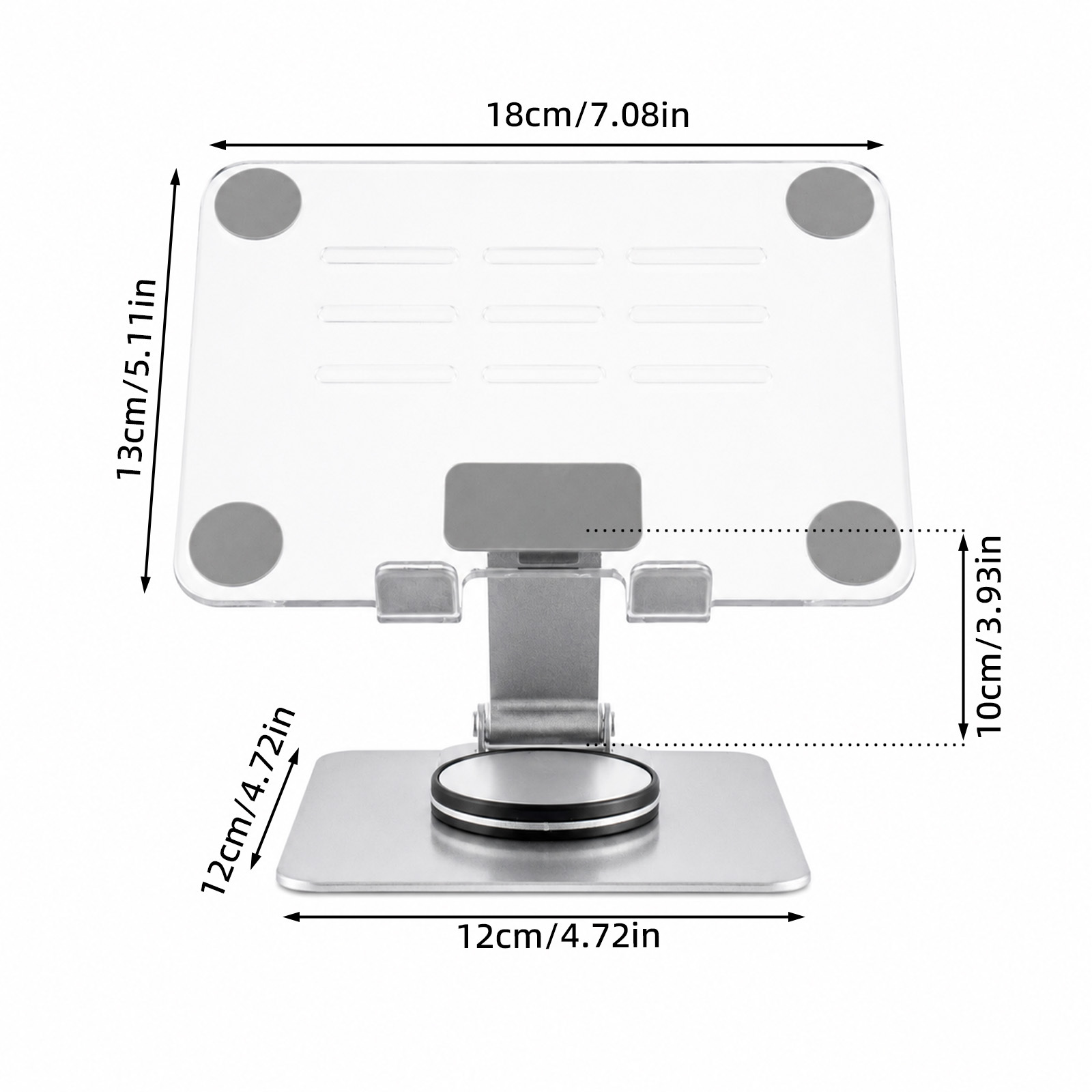 Adjustable Rotating Tablet Holder for Home and Office