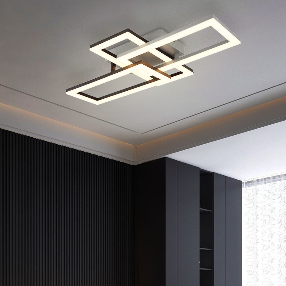 Image of Ceiling Lamp Design Lamp Ceiling Lamp Room Lamp Grey Opal L 61.4 Cm