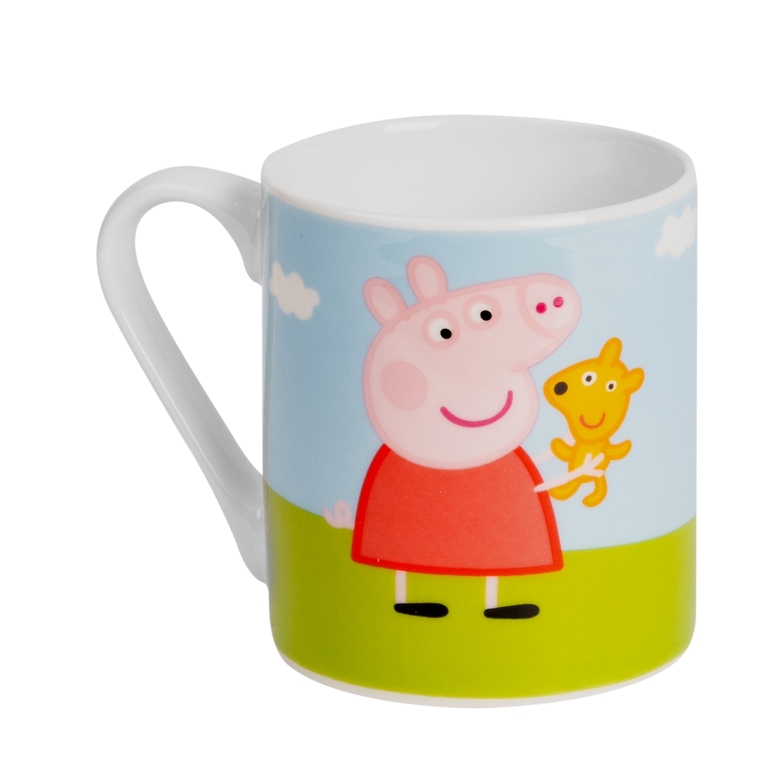 Mug For Kids - Fabric Plush Children', Porcelain Mug, Blue/green, 230 Ml