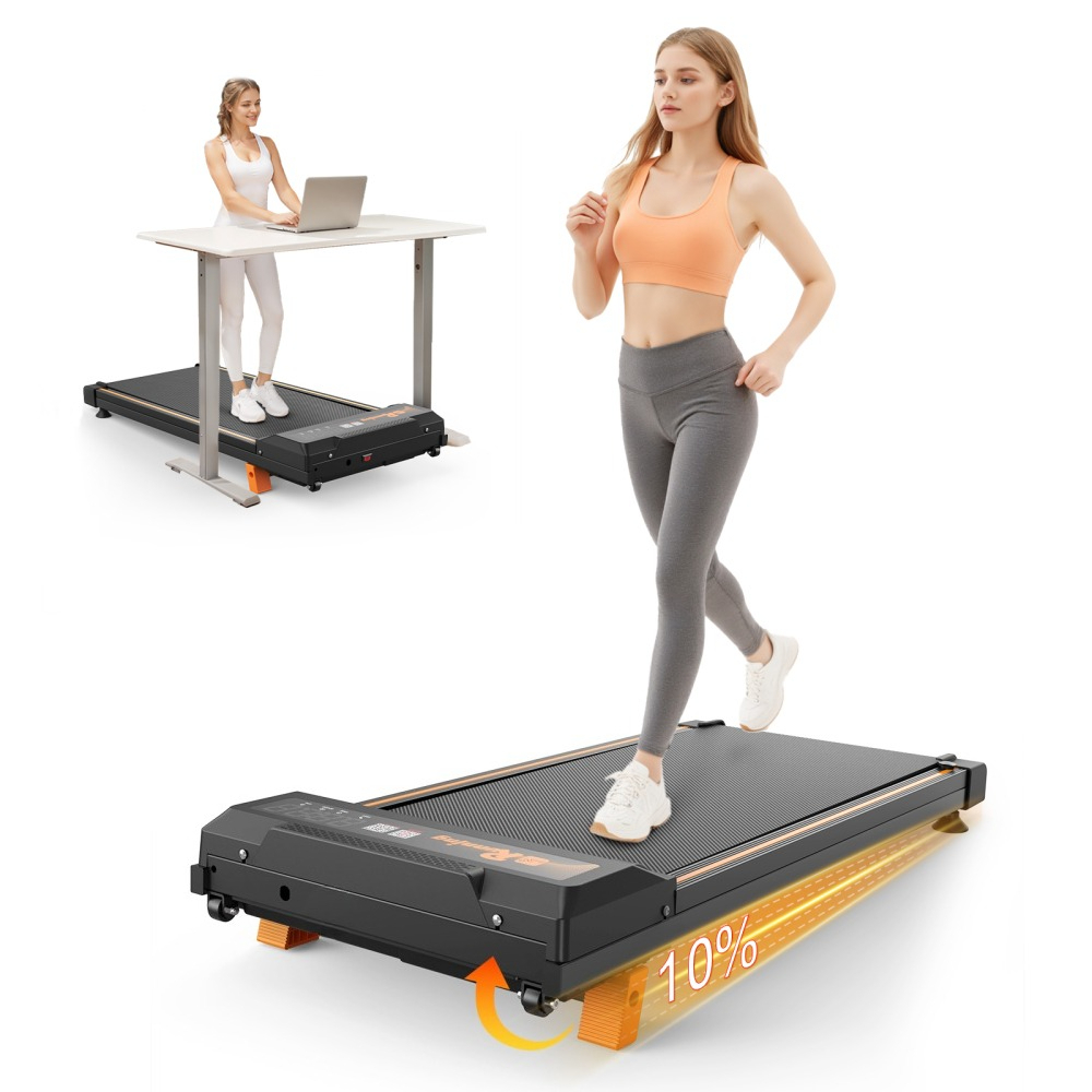 TEMU Home Use Walking Mat Treadmill, Home Office Treadmill, Under Table Running Mat, Quiet And Portable Compact Walking Belt, Treadmill Stepper,