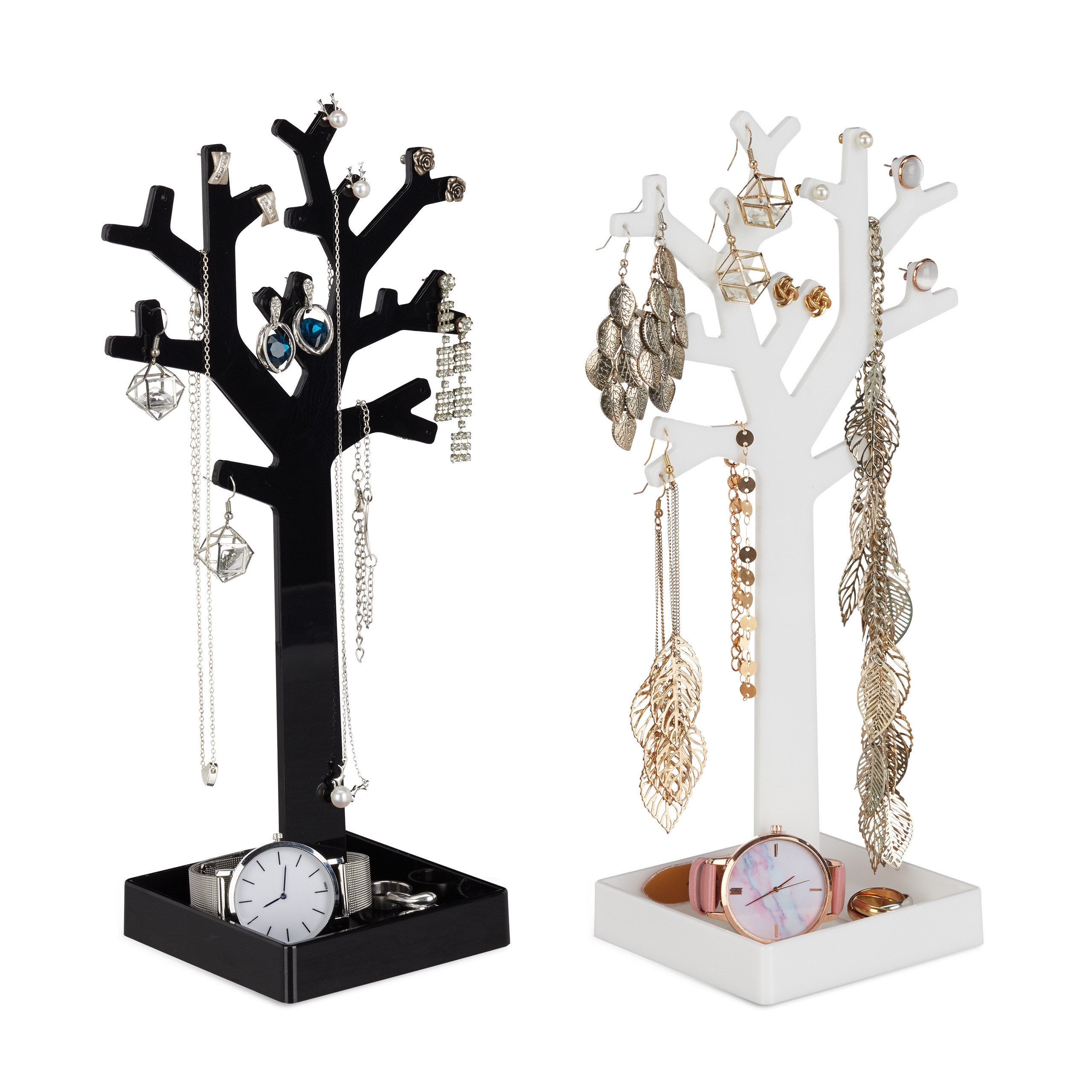 2pcs Set: Jewelry Stand Tree In
