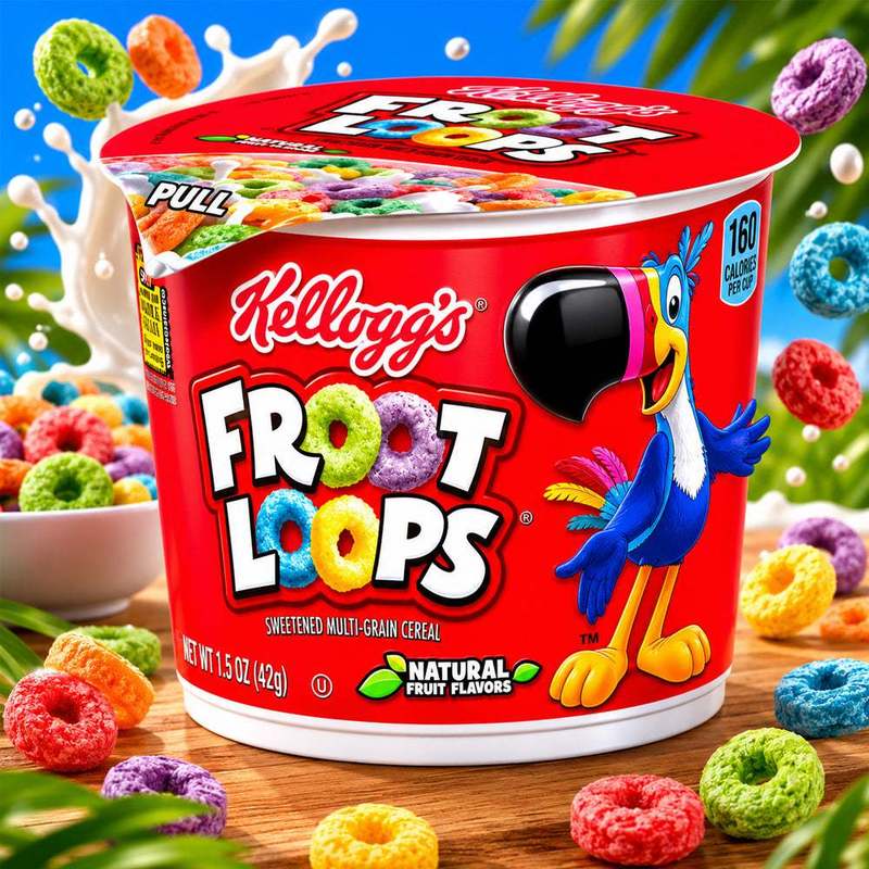 Image of Kellogg's Froot Loops Cup 42g