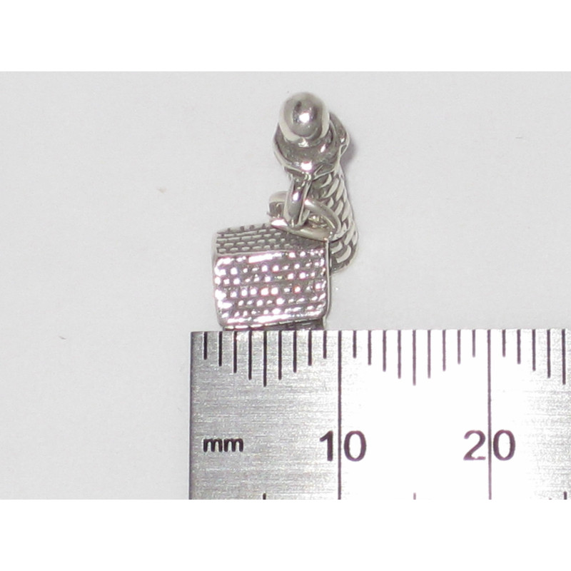 Lighthouse Sterling Silver Charm for Jewelry Making