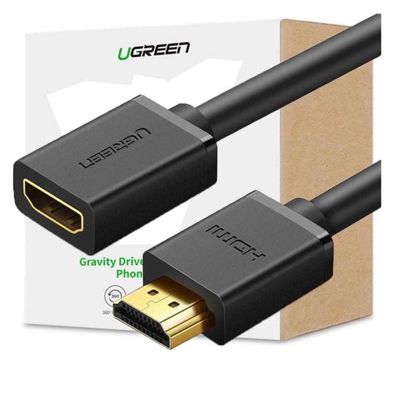 TEMU Câble UGREEN HD107 HDMI vers HDMI , Full HD, 3D, 1M, Image de Haute Qualité, Compatible avec TV, Ordinateurs, Consoles, Noir