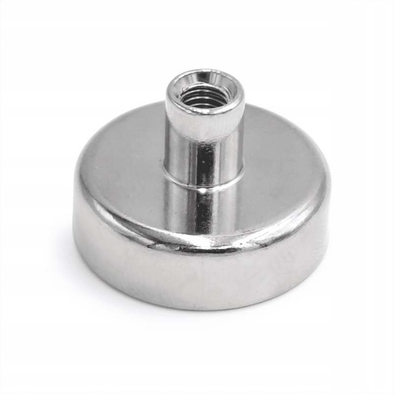 Neodymium Magnet Holder In Housing, Internal Thread D25x8mm M5: retailer-supplied image