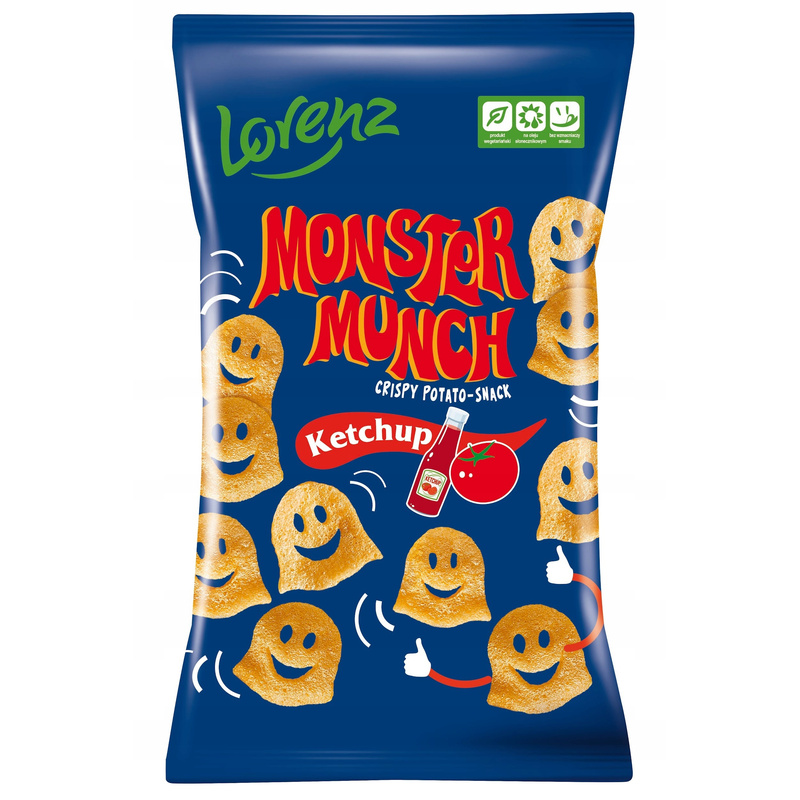 Image of Monster Munch Potato Chips With Ketchup 100 G