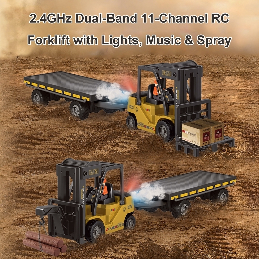 Remote Control Forklift Toy with Multifunctional Features
