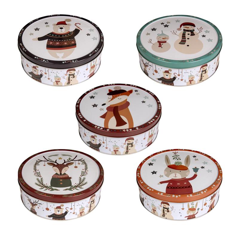Image of Only Butter Christmas Tin Modern Christmas 454g