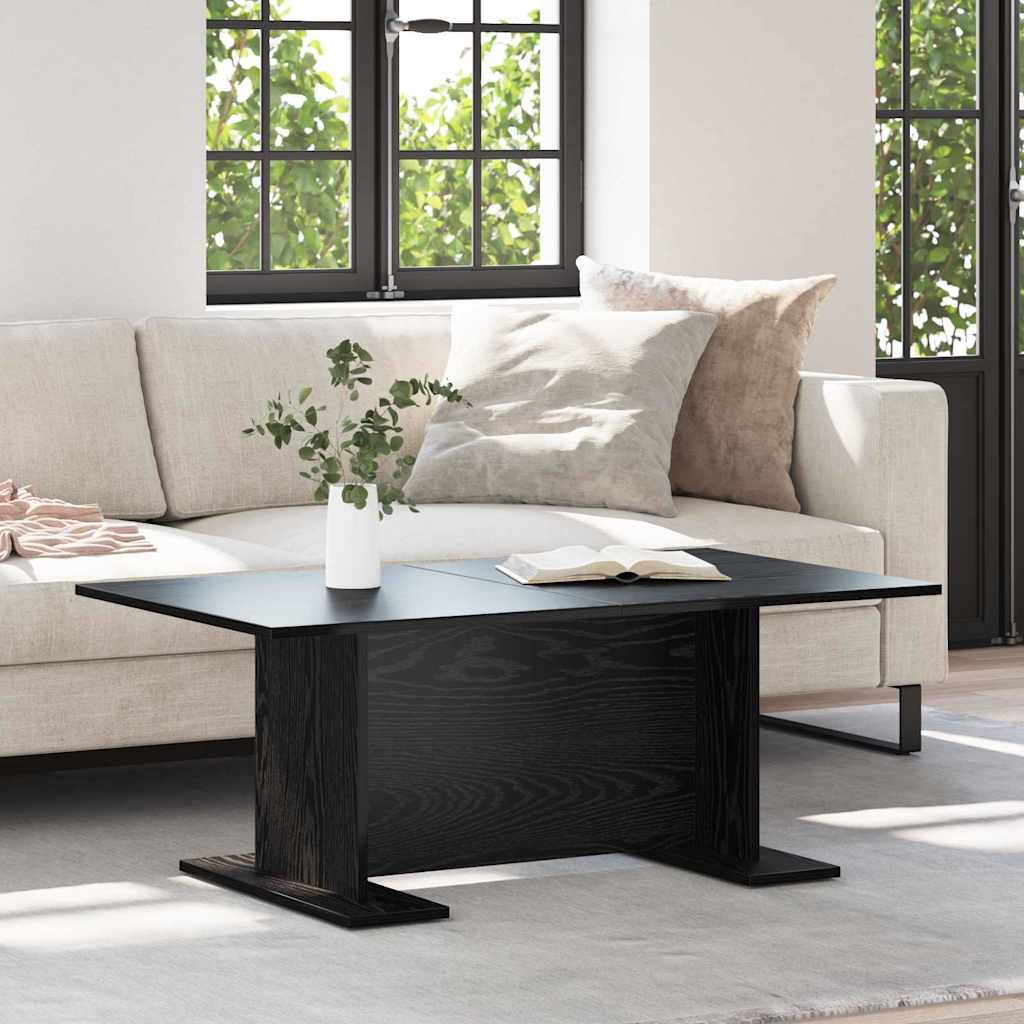 Vidaxl Coffee Table - Rectangular, Rustic, Ideal For Your Living Room Or , Low Wooden Table For Books And Decoration