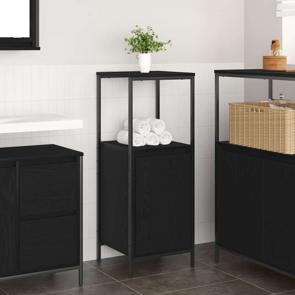 Vidaxl Bathroom Cabinet With Shelves Optic 36x35x95 Cm