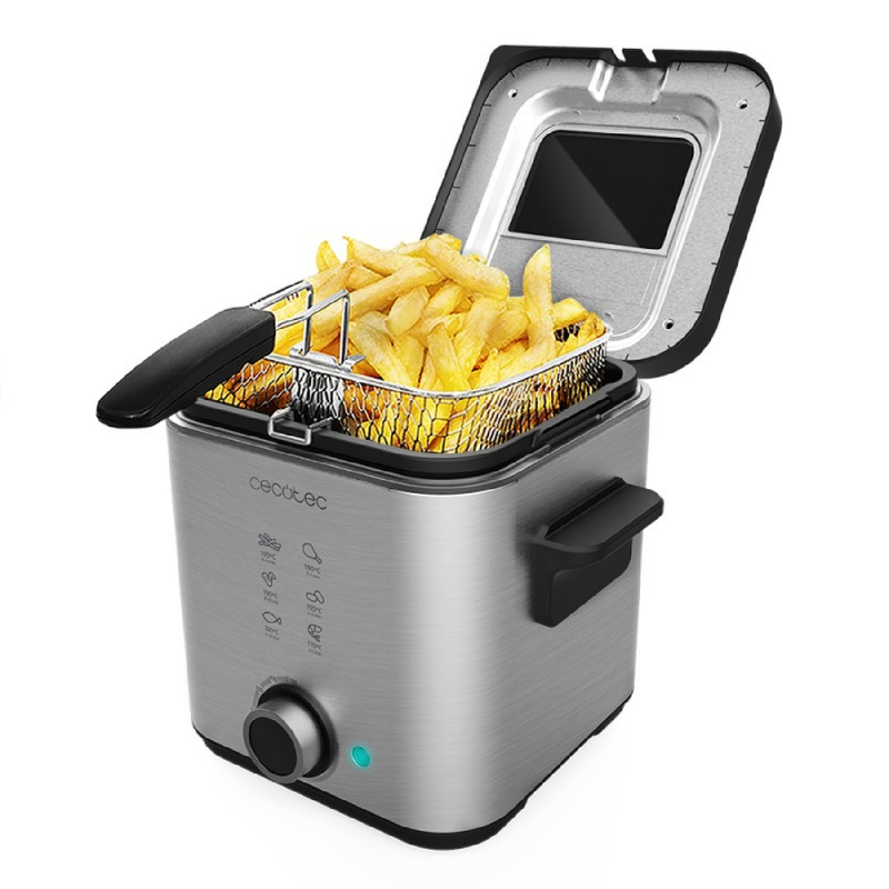 TEMU Cecotec Freidora con aceite Freidora CleanFry Advance 1500