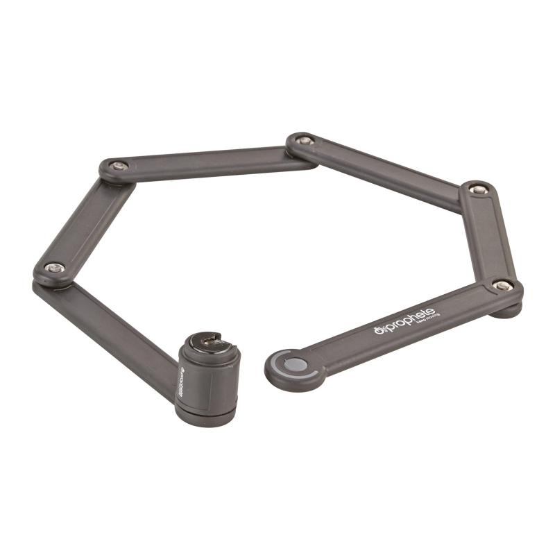 Padlock | Bike Lock | Length: 85 Cm | Hardened Steel | 2 Keys | Plastic Coating | Black | . Mounting
