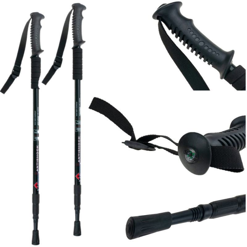 Image of Trekking Poles For Nordic Walking Regulated Hiking The Mountains 2pcs