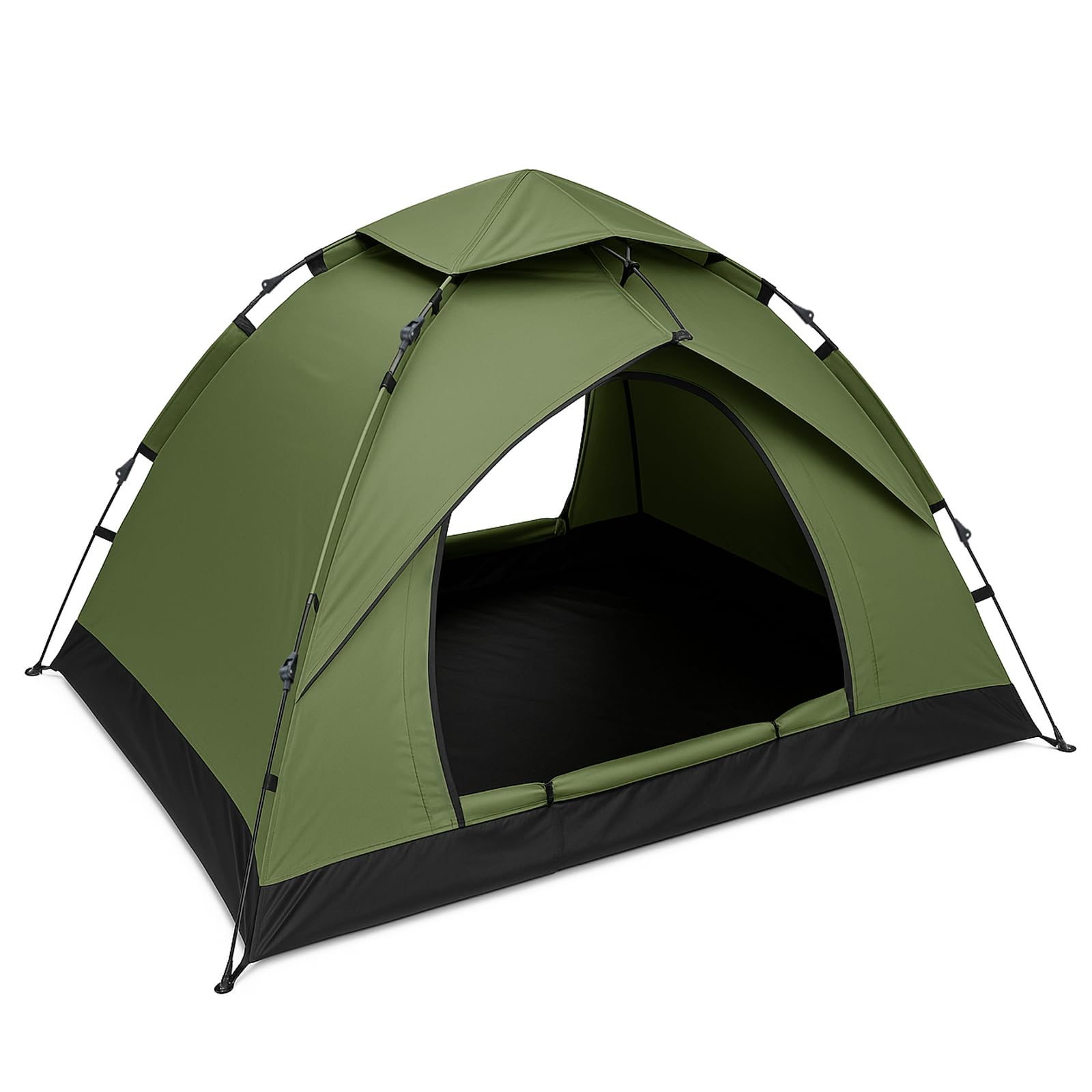 Image of Lightweight 2-3 Person Tent With Uv Protection Portable Camping Tent For Hiking, Backpacking, And Outdoor Exploration With Storage Bag