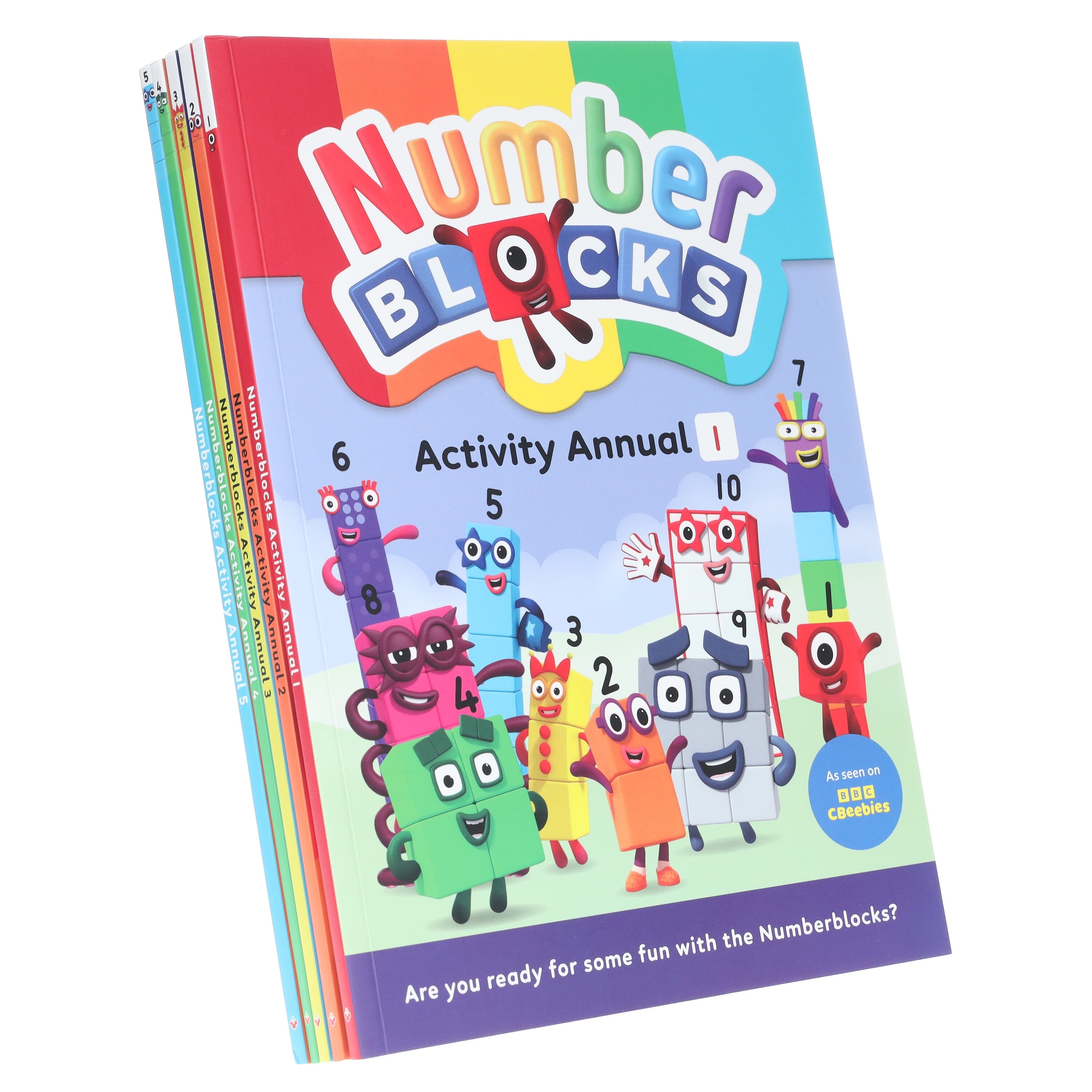 TEMU Numberblocks Fun Activity Annuals 1-5 Collection: 5 Books Set By Sweet Cherry Publishing - Ages 4+ - Paperback