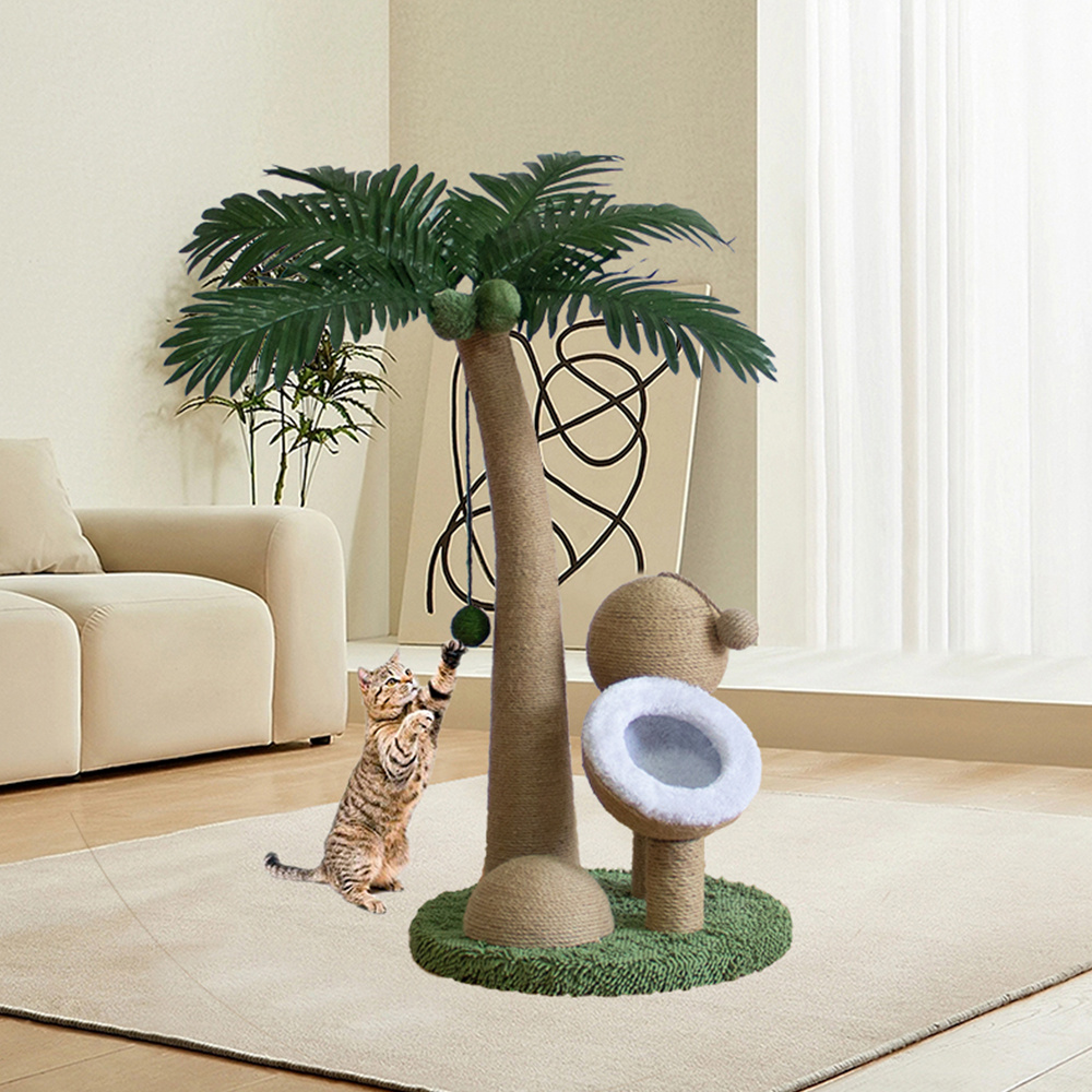Medium Cat Scratcher Tree with Hanging Ball