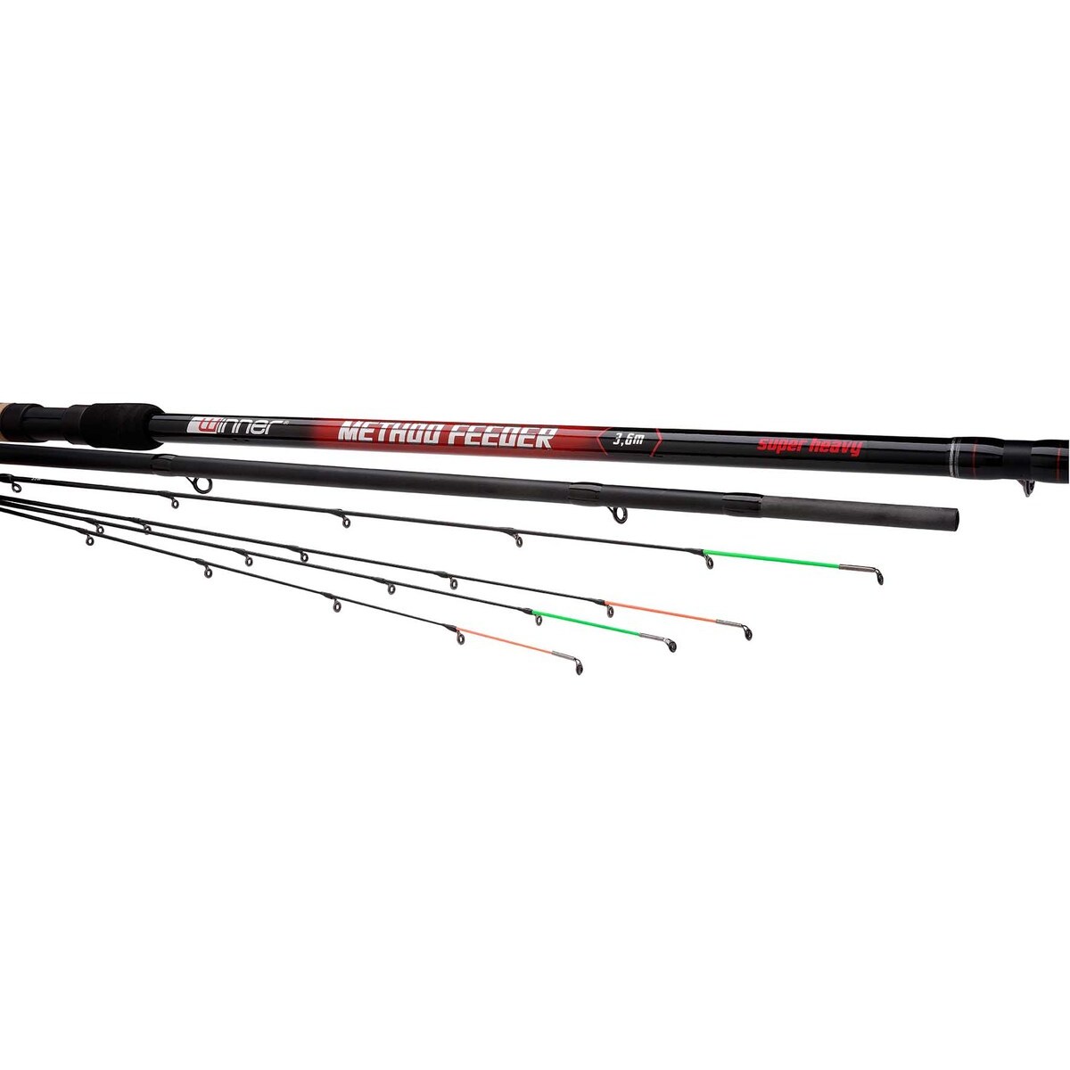 Power Feeder Rod 3.6 Heavy Winner – A Casting Feeder Rod, Carbon Blank, Action, 2 Feeder Tips, 150g Casting Capacity, For Demanding , Ground Rod, Feeder Fishing, High , Over , Attractive
