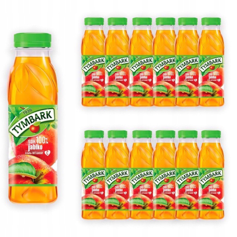 Image of Tymbark Juice 100% 300 Ml X 12pcs