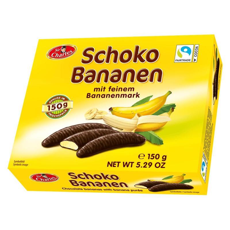 Sir Charles Chocolate Bananas 150g