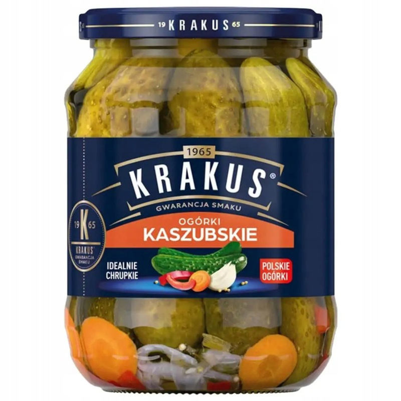 TEMU Krakus Pickled Casubian Cucumbers 670 G