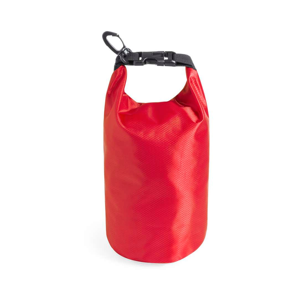 TEMU Bolsa Impermeable Kinser 2,3L en Tejido Mochila Antidesgarro con Cierre de Seguridad, Asa Ajustable y Mosquetón