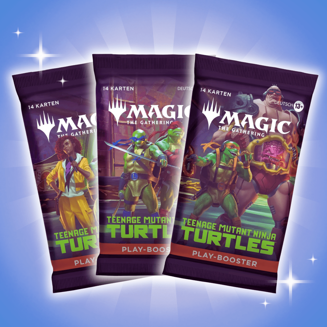 3x – Turtles Booster | German | Each 14 Cards