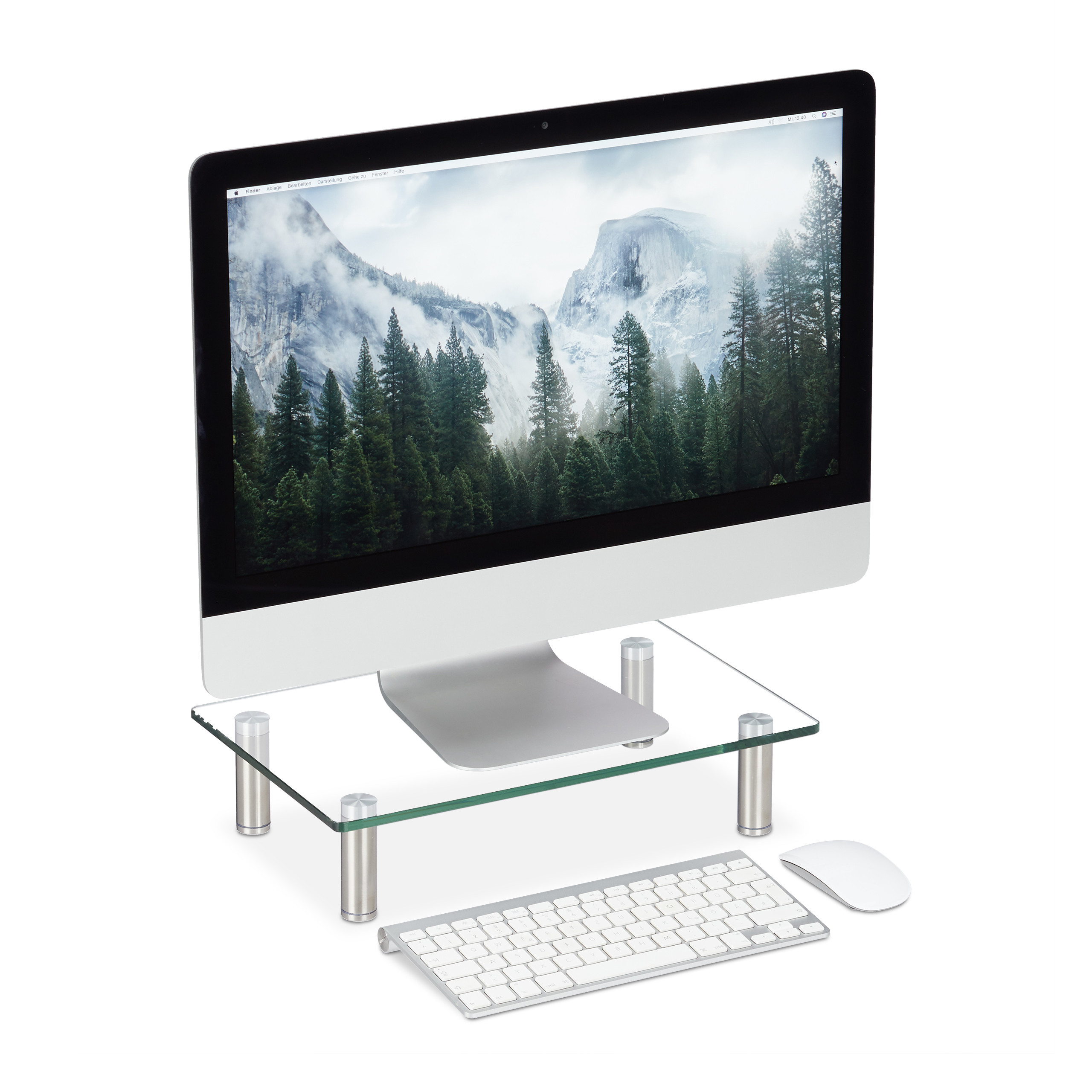 Transparent Screen Stand - (w)38.5 X (h)24 Cm