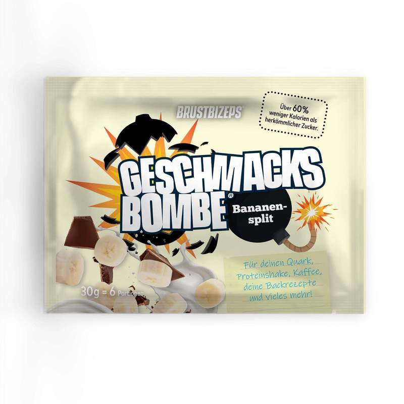 Image of Chest Biceps Flavor Bomb Sample 30g – Flavor Powder With Inulin And Sweetener For Quark, Porridge, Protein Shakes, And Baking, 10 Servings