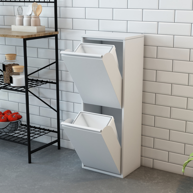 Waste Sorting Cabinet Sollentuna In Different Colors