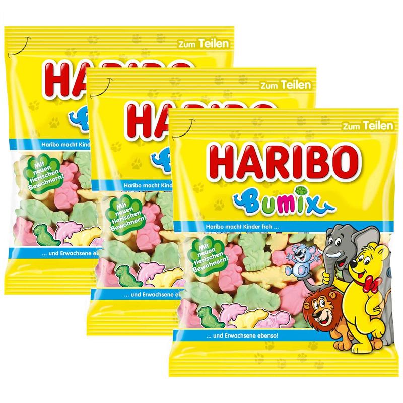 3 Packs Of Haribo Bumix 175g (3x175g)