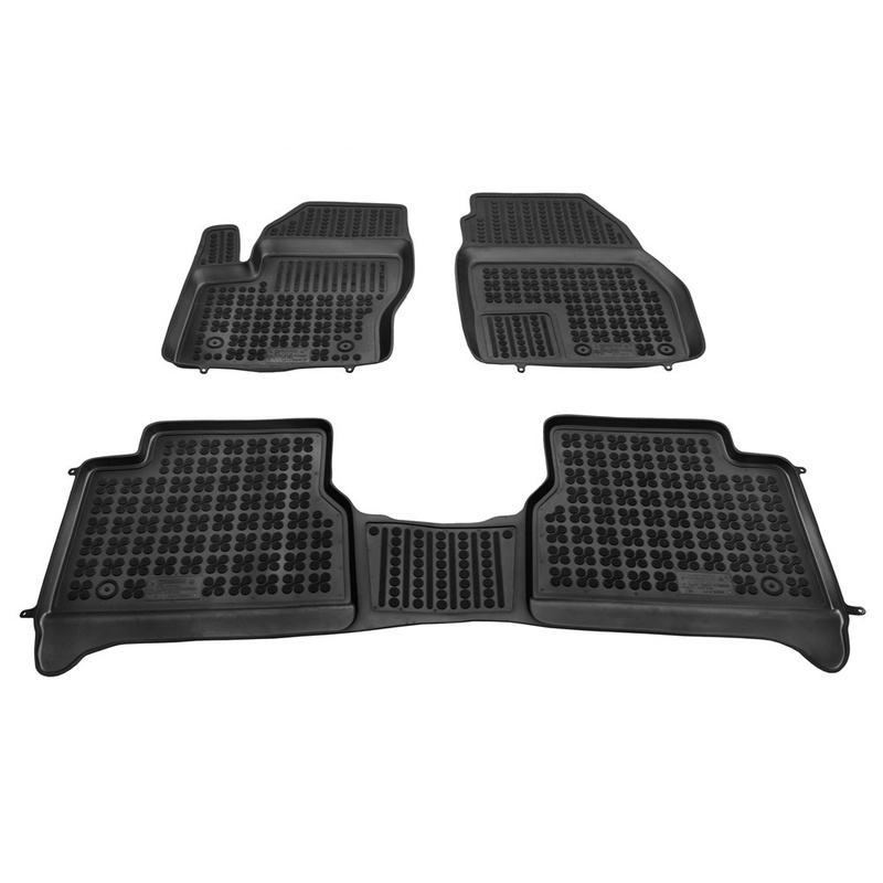 Image of Rubber Mats For Ford Connect 2014-2018, , Floor Mats With 5 Cm High Rim, Cod. 3d 5405