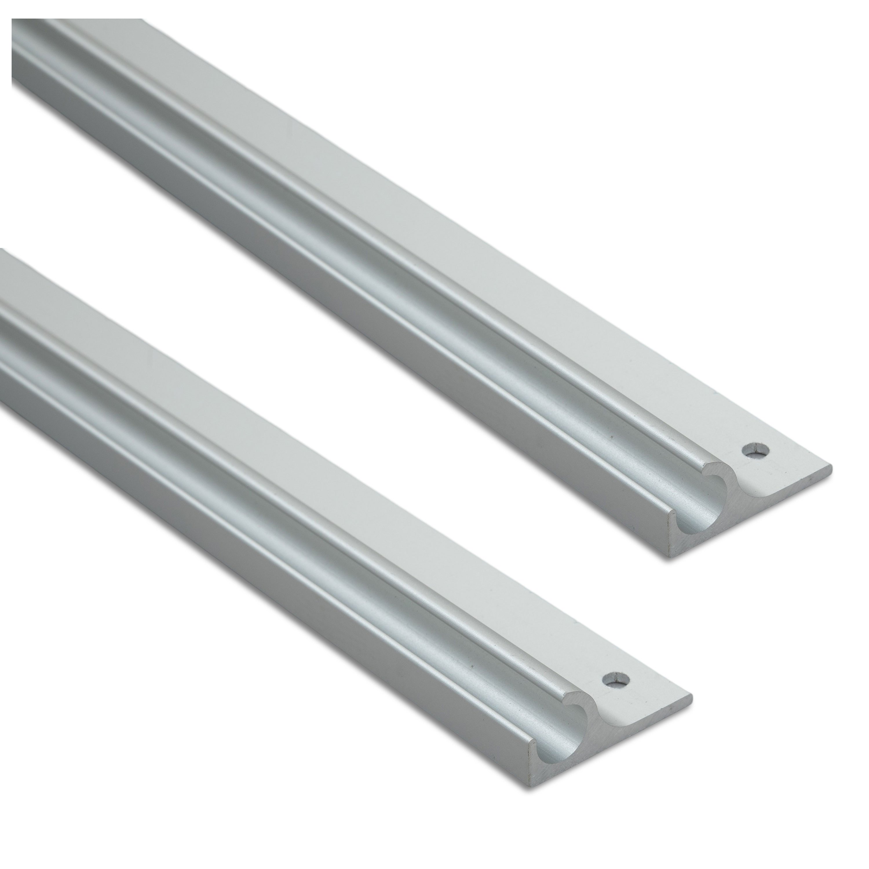 Image of Alu Keder Rail - 1.2 Meters - Keder Strip - 45° - Ø9.5mm (suitable For 7-8mm Keder) - Aluminum Keder Profile Rail For Awning Sunshade Skirt Rail Awning Rail