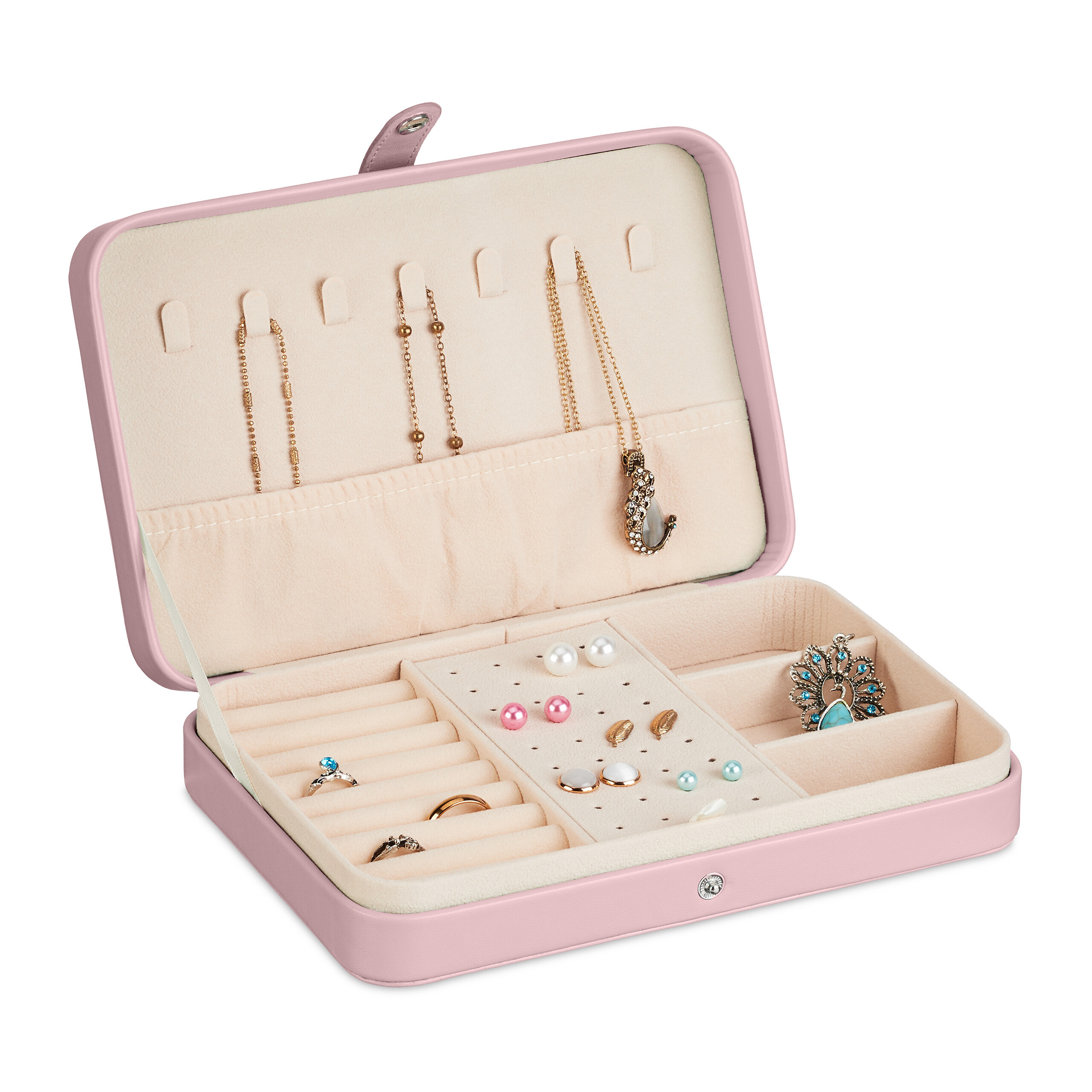 Pink Jewelry Box - (w)21 X (h)4.5 X (d) Cm