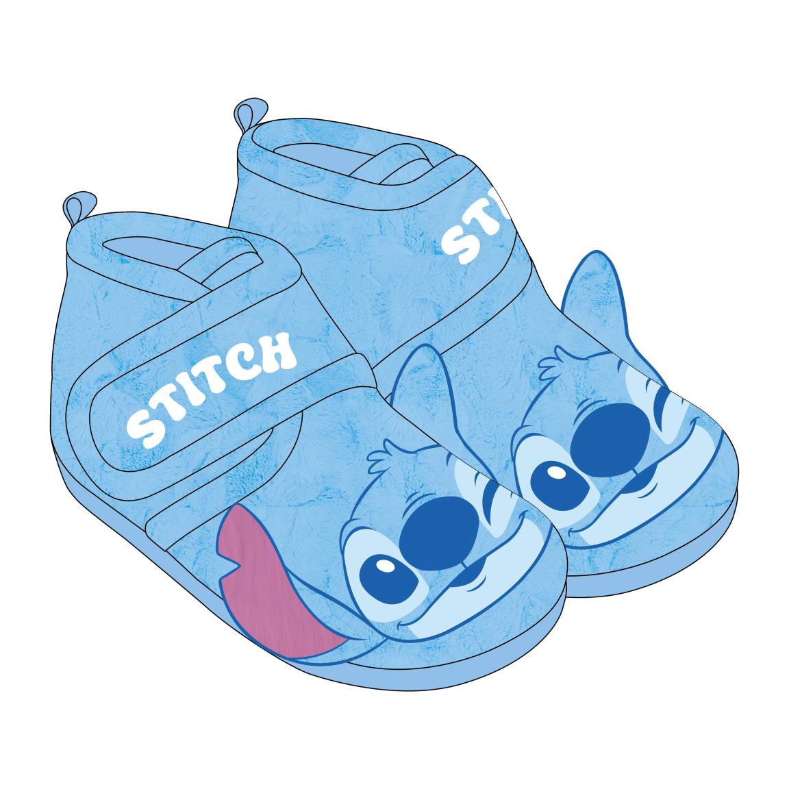 Image of Official Licensed Hello Kitty, Kuromi, And Stitch Kids' House Slippers - Mid-calf Boot And Sheepskin Slipper