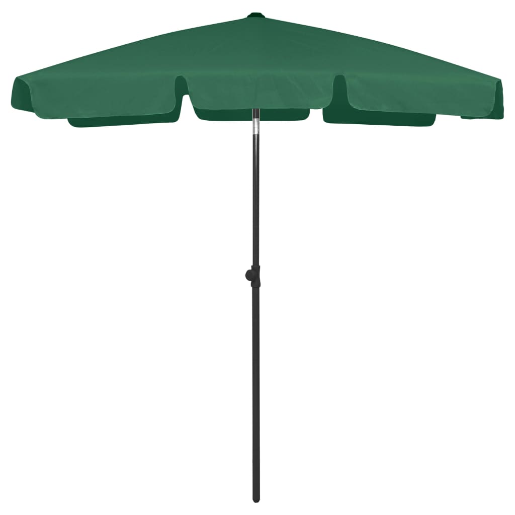 Image of Vidaxl Tiltable Beach Umbrella, Sun Umbrella, Balcony Umbrella, Garden Umbrella, Cantilever Umbrella, Market Umbrella, Terrace Umbrella, Balcony Umbrella 180x120cm