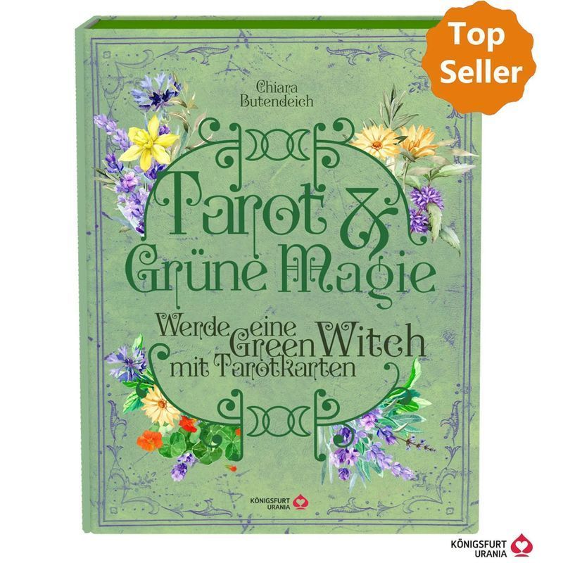 Tarot & Green Magic - Book - Become A Green With Tarot Cards (tarot Book For Modern Witches) - Chiara Butendeich - 160 Pages - German - 2023 - Königsfurt Urania - Ean 9783868267983